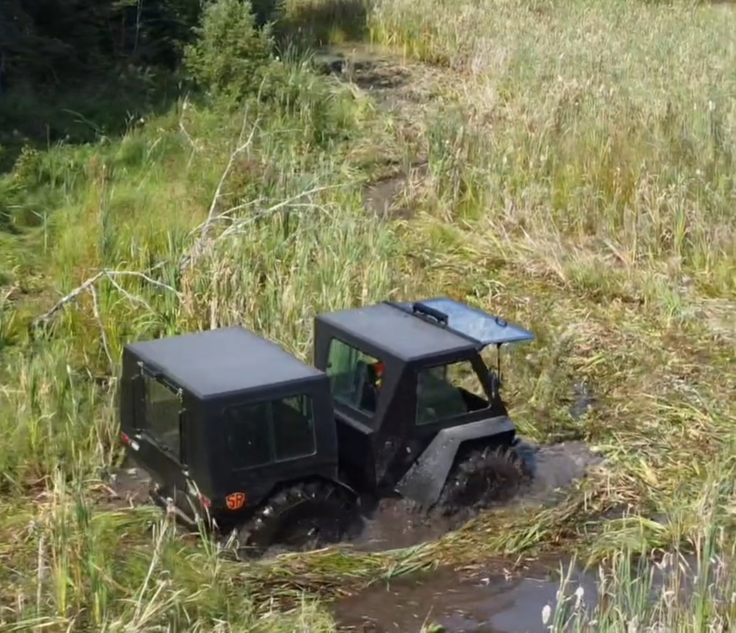 ATV river crossing adventure